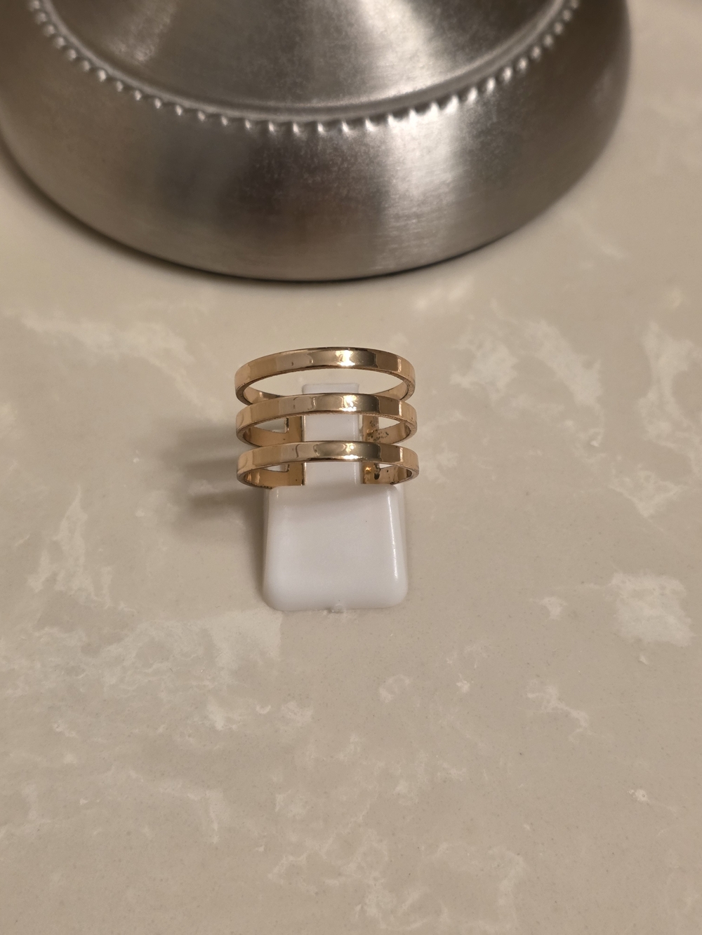 Gold Triple-Band Women’s Ring
